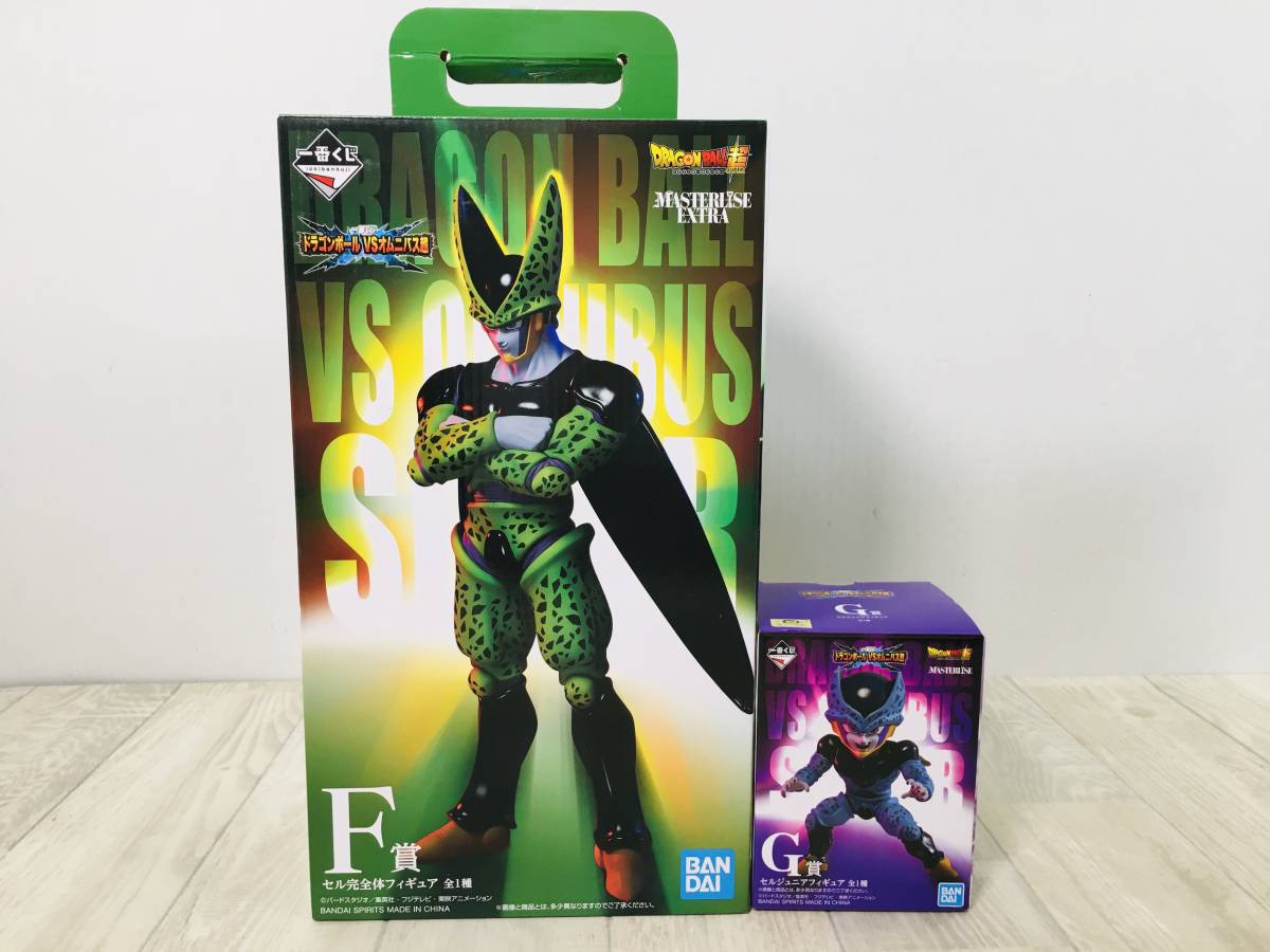 63☆一番くじ ドラゴンボールVSオムニバス超 F賞 セル完全体 G賞 セル 