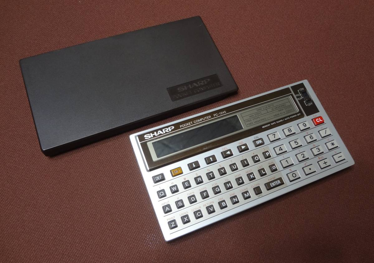 シャープ ポータブルコンピュータ SHARP ポケットコンピューター本体