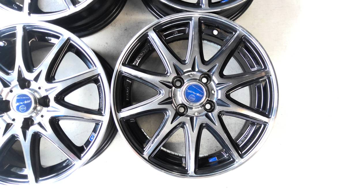 ☆★SMACK　ENKEI　5.5Jx15　＋40　PCD100　4H　アルミホイール　4本セット　中古品★☆