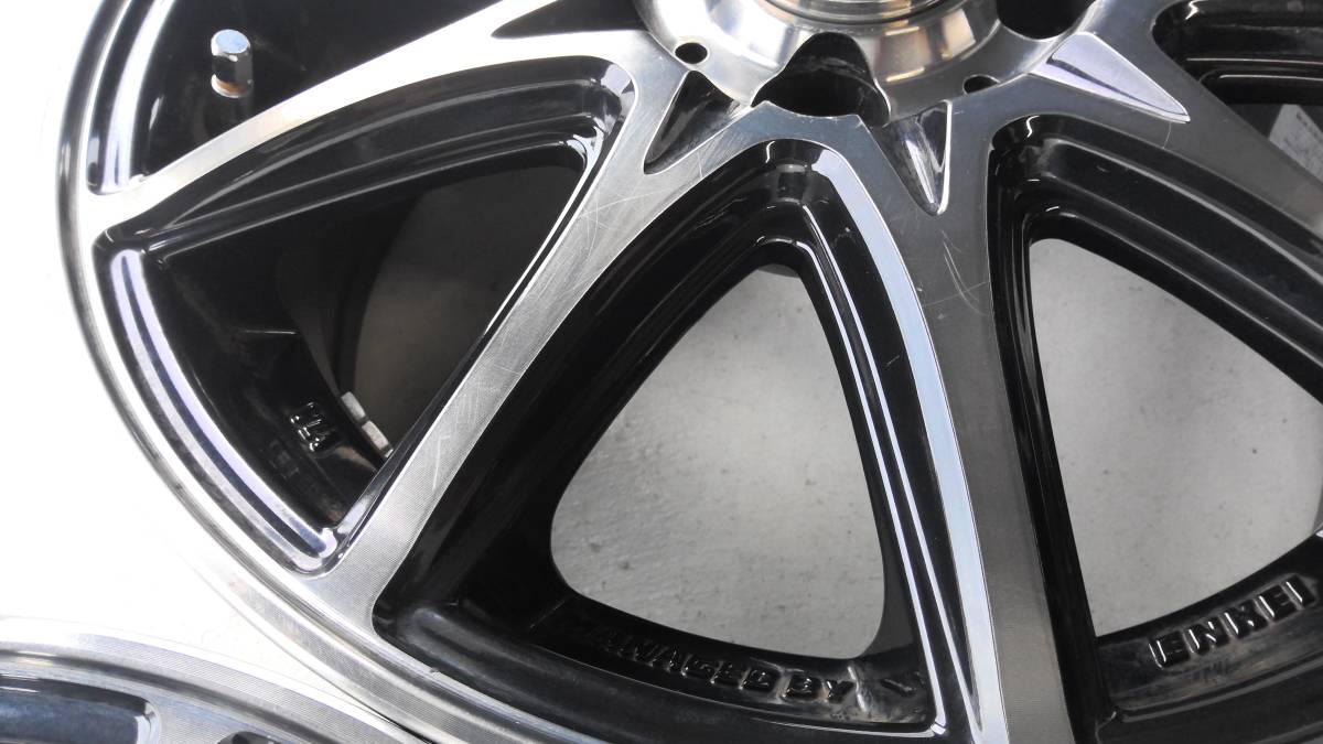 ☆★SMACK　ENKEI　5.5Jx15　＋40　PCD100　4H　アルミホイール　4本セット　中古品★☆