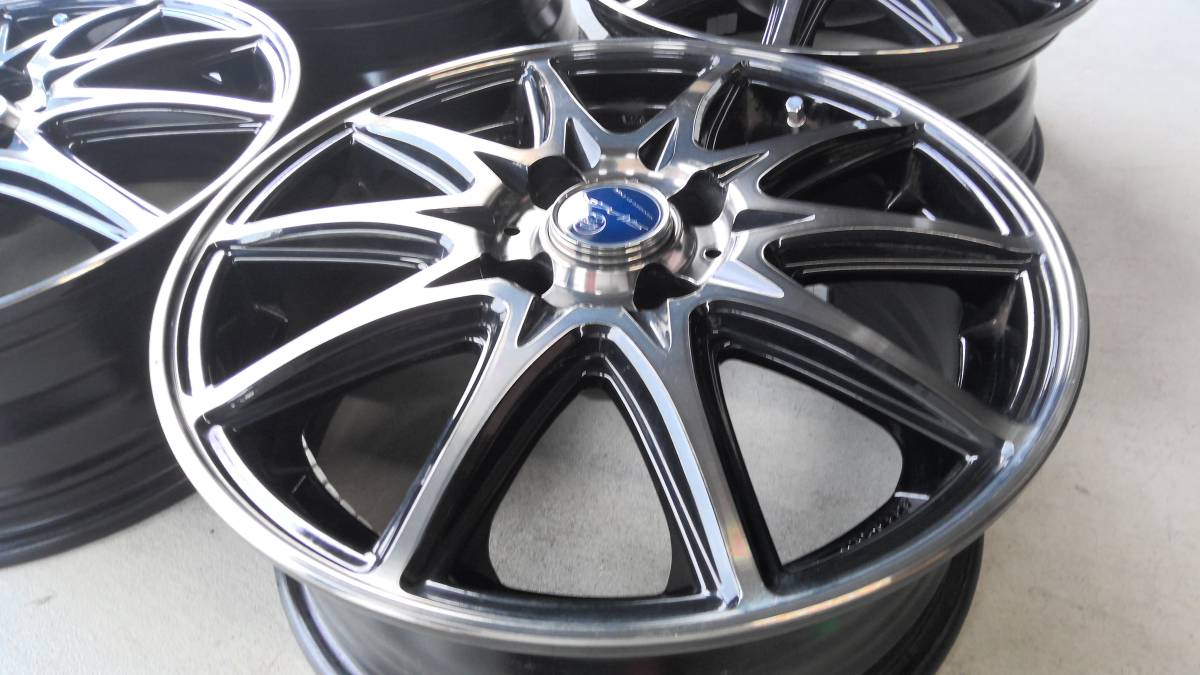 ☆★SMACK　ENKEI　5.5Jx15　＋40　PCD100　4H　アルミホイール　4本セット　中古品★☆