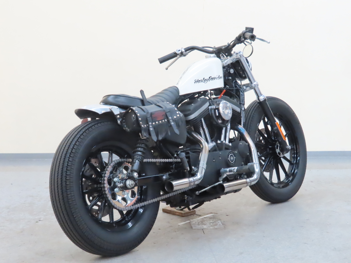 ハーレーダビッドソン XL883R 【動画有】ローン可 車検残2024年4月迄 カスタム車 チェーンドライブ キャブ車 スポーツスター 売り切り