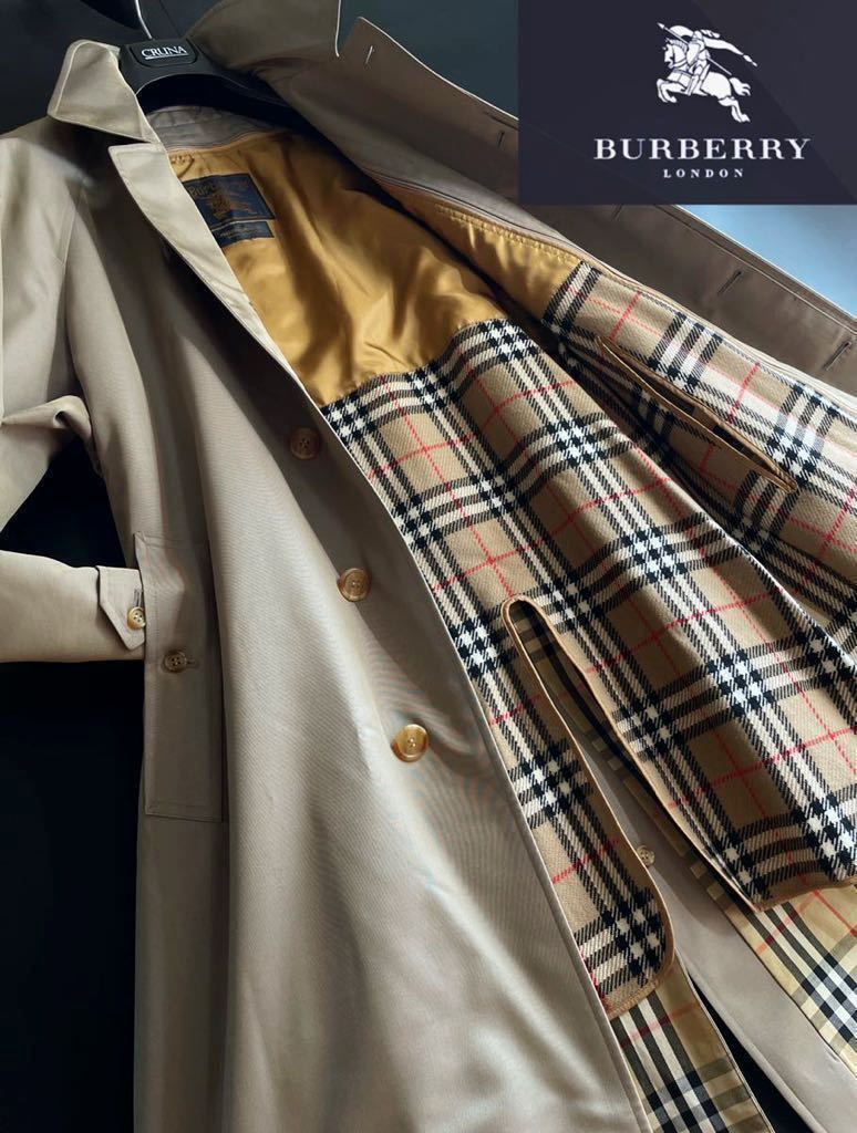 頂点プレステージ!】40万! BURBERRY! □バーバリー□ 最高級羊毛＆絹