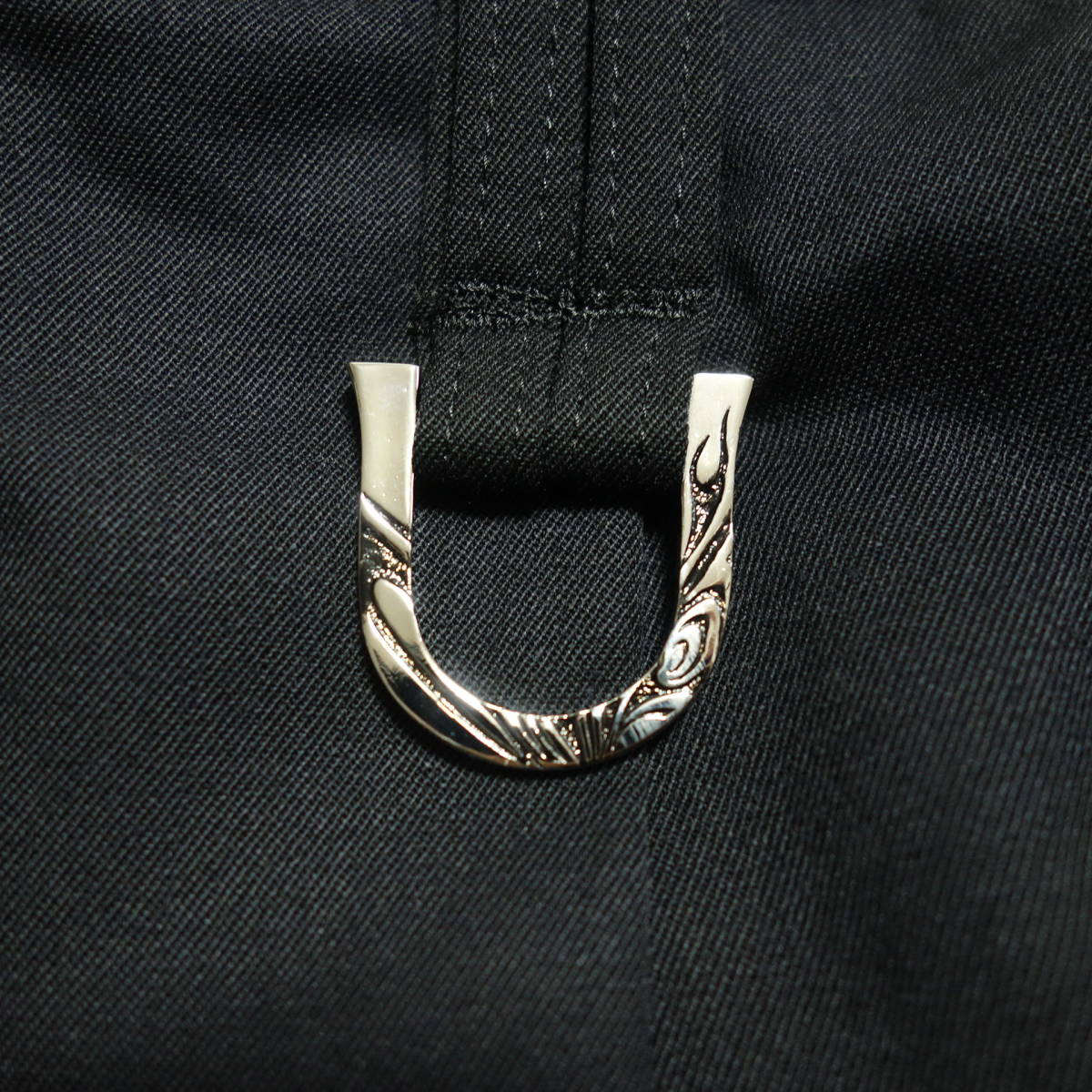 【良品 Kiryuyrik キリュウキリュウ】SERGE TUCK WIDE SLACKS サージ タック ワイド スラックス パンツ ウール 黒/ブラック M SERGE de WIDE WAIST TACK SLACKS（デニムパンツ）｜SERGE
