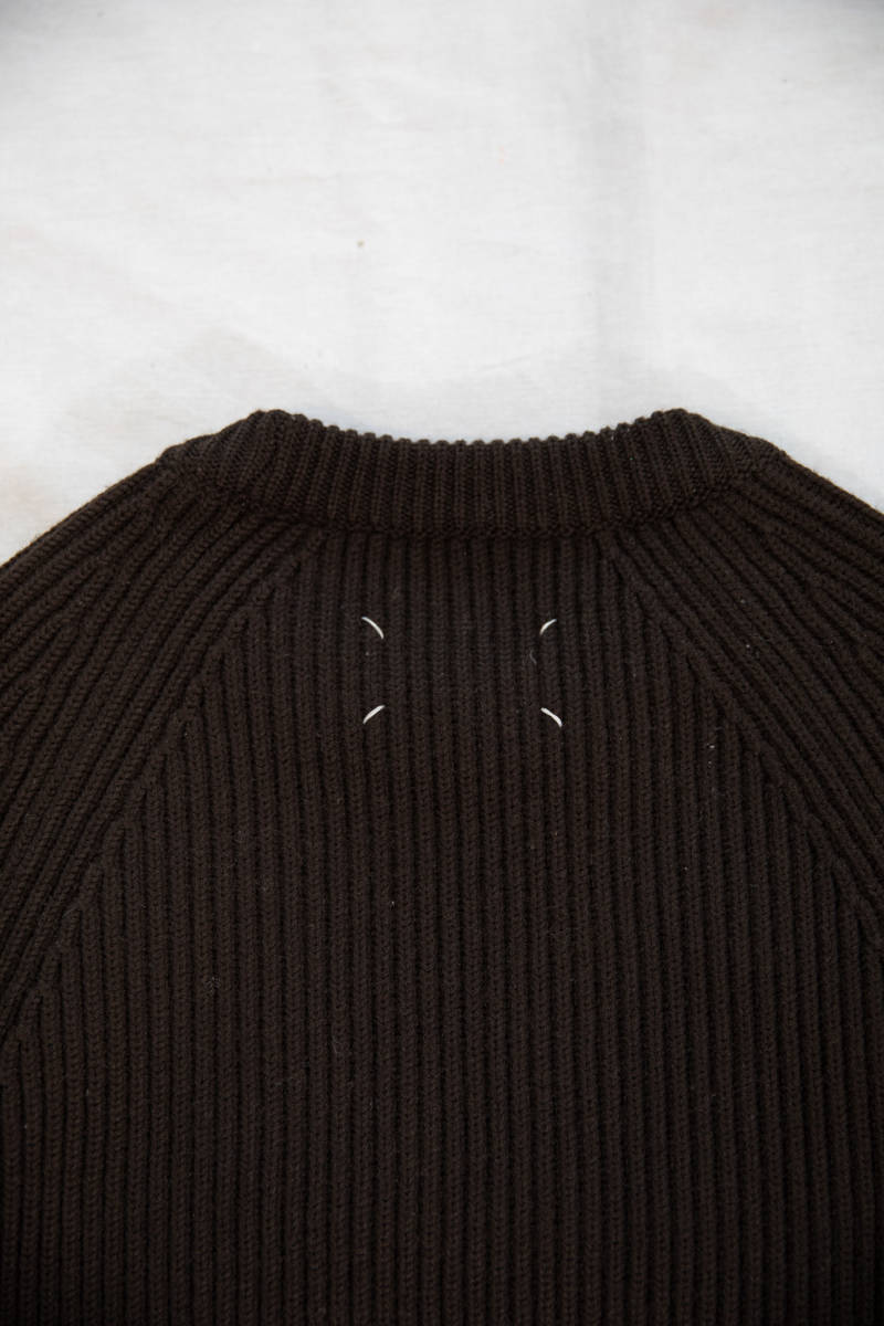 19AW Maison Margiela 10 5GG ローゲージリブセーター ケーブルニット  