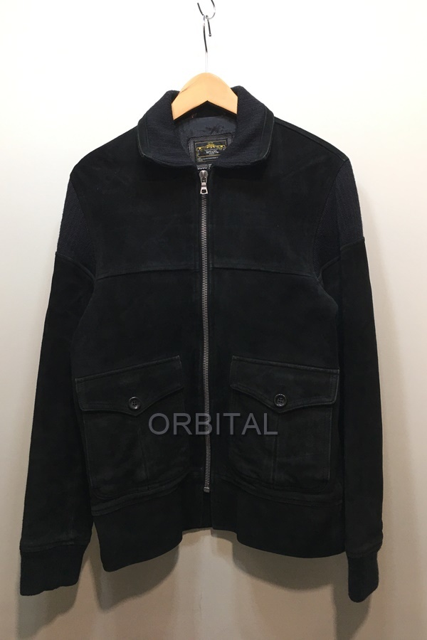 新品，送料無料 経堂 WTAPS ダブルタップス HURY JACKET ゴートレザージャケット ジップ 革ジャン ブラック メンズ M(Mサイズ)｜売買されたオークション情報、yahooの商品情報をアーカイブ公開 - オークファン ジャンパー、ブルゾン一般