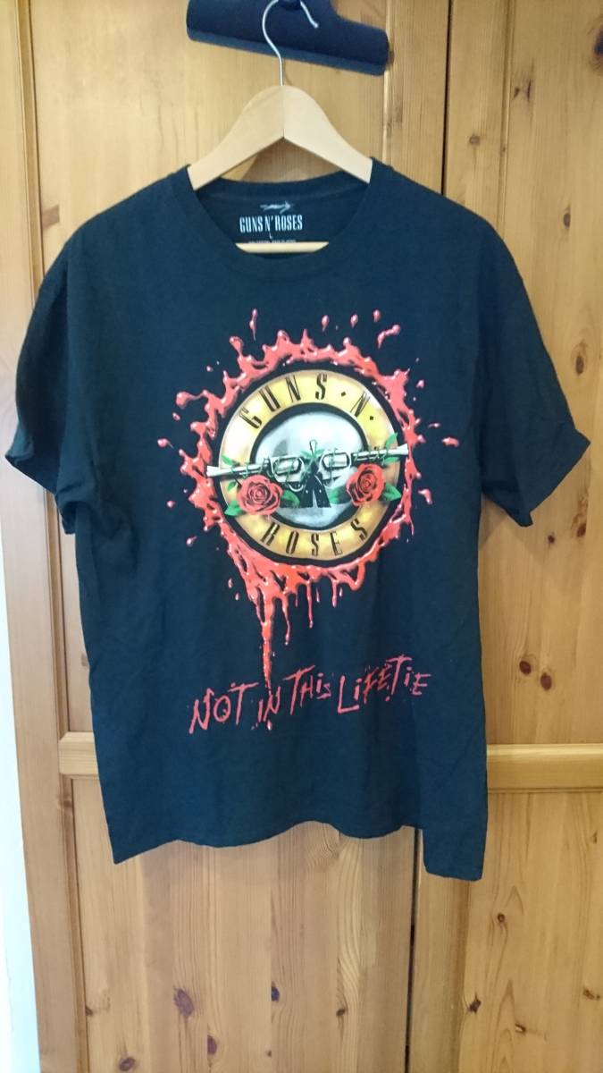  ③ GUNS N' ROSES ガンズ アンド ローゼズ Tシャツ サイズL ロック 2017ワールドツアー(Tシャツ)｜売買されたオークション情報、yahooの商品情報をアーカイブ公開 - オークファン Tシャツ