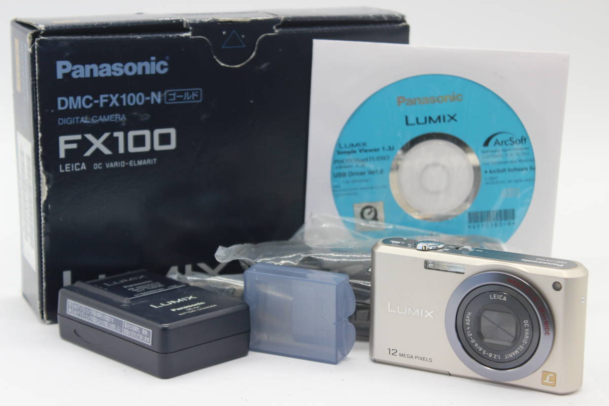 LUMIX DMC-FX100 ゴールド 箱・付属品完備Panasonic - メルカリ 【元箱