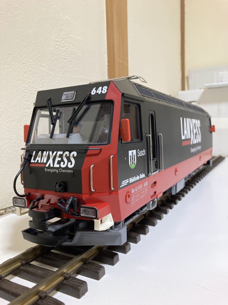Gゲージ　LGB 21426 RhB Class Ge 4/4 III Electric Locomotive Lanxess