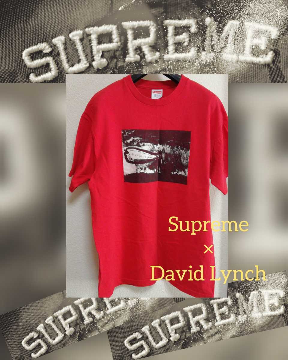 美品！ Supreme David LynchリトグラフTシャツ レッド サイズM(Mサイズ 