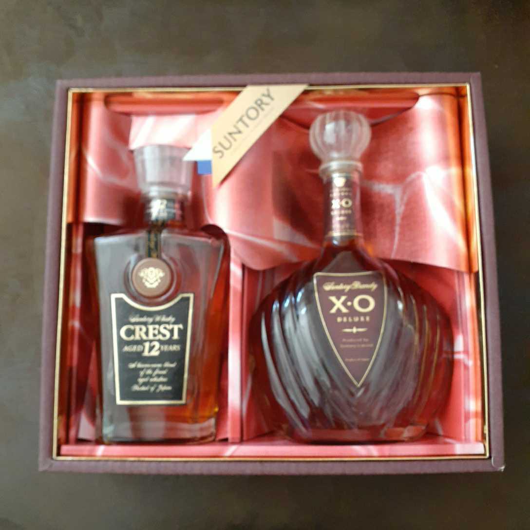 SUNTORY サントリー CREST 12年 クレストデキャンタ/X・O DELUXE XO