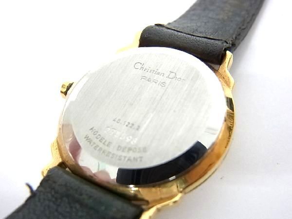 稼働品 Dior ディオール 腕時計 トロッター 白文字盤 クォーツ ２針 レディース 稼働品 Dior ディオール 腕時計 トロッター 白文字盤