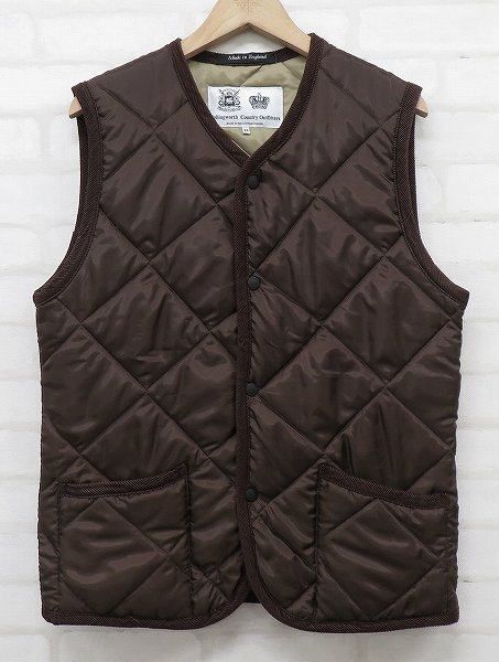 6T7761/HOLLINGWORTH COUNTRY OUTFITTERS キルティングベスト ホリング 