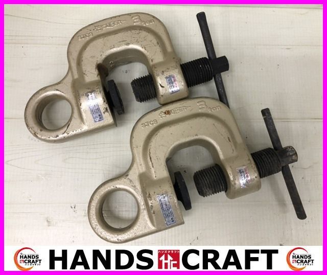 スーパーツール SJC3 スクリューカム イーグルクランプ クランプ SUPER TOOL 3ton 2個セット (10)
