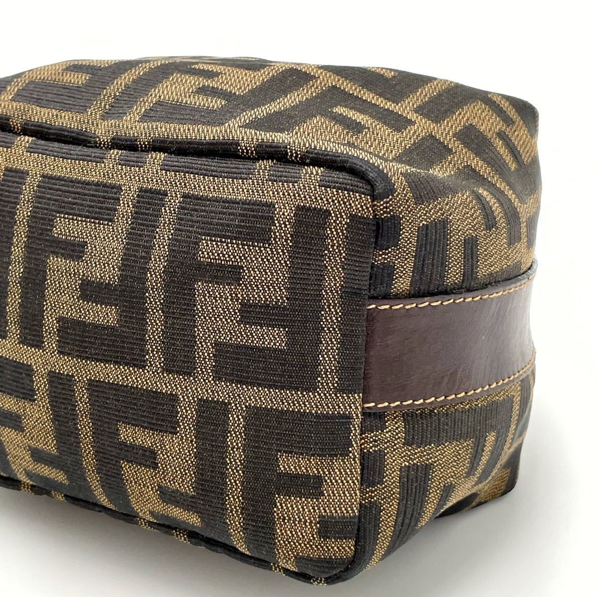 希少レア】FENDI フェンディ ズッカ柄 バニティ ヴィンテージ 