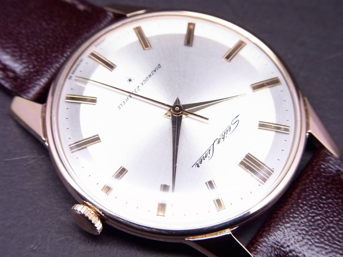 Seiko セイコー ライナー 23石 手巻き時計 美しいツートンダイアル 