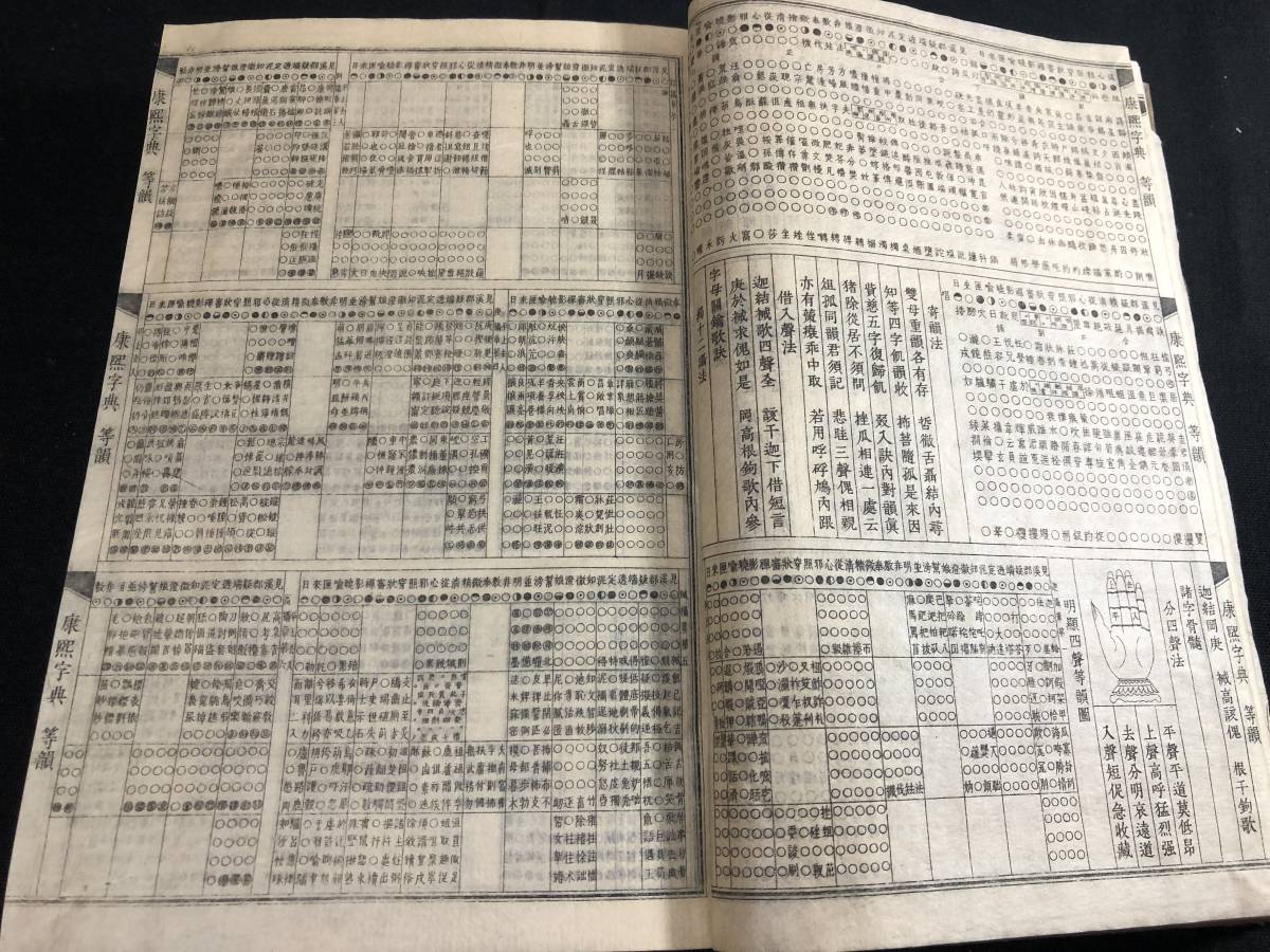 9777中国 漢籍 套付 薄葉紙刷 全1冊揃 康煕字典 明治時代物 銅版刷