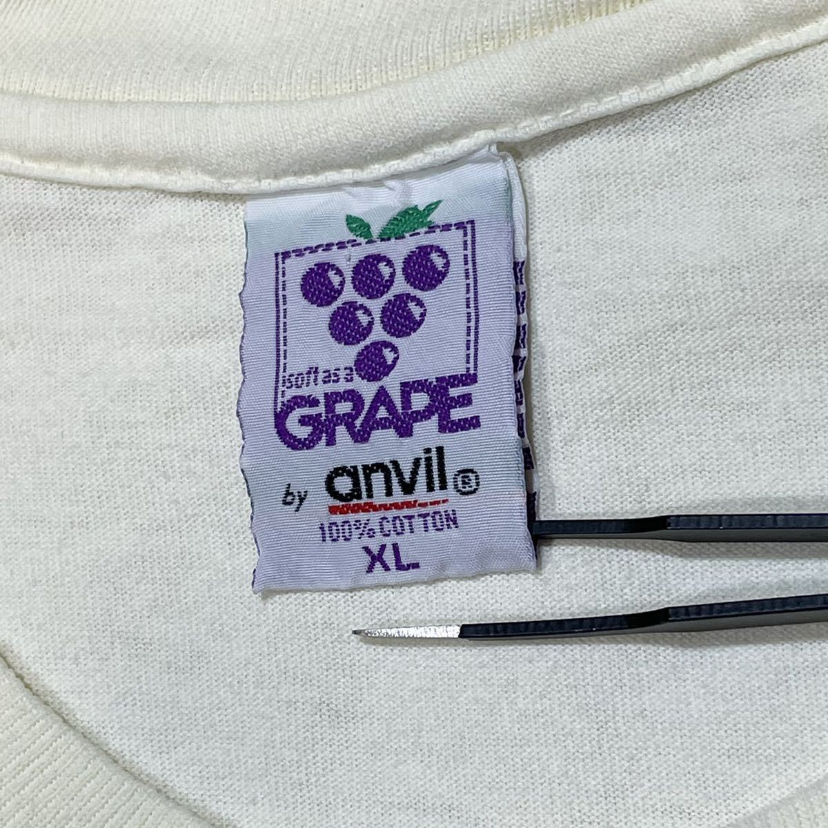 90s(1995年)USA製 アート 水彩画 花 染み込み Tシャツ】イラスト  