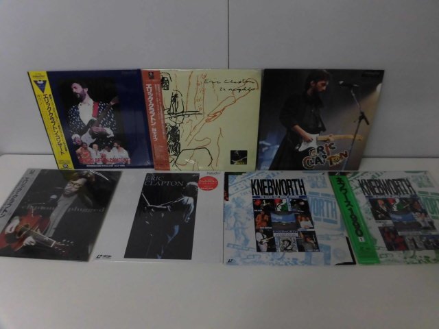  LD エリック クラプトン 7枚セット グレイテスト ビデオ ヒッツ/アンプラグド/LIVE 85/24ナイツ/CONCERT/ネブワース1990 Vol.1 2(ロック、ポップス一般)｜売買されたオークション情報、yahooの商品情報 ロック、ポップス一般