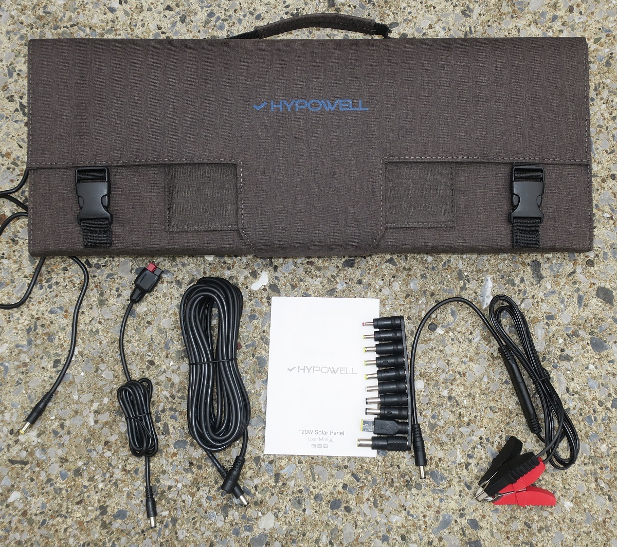  120Wソーラーパネル Hypowell 折りたたみ式 CS-SP120WA 10種DCプラグ変換つき(ソーラーパネル、太陽電池)｜売買されたオークション情報、yahooの商品情報をアーカイブ公開 - オークファン ソーラーパネル、太陽電池