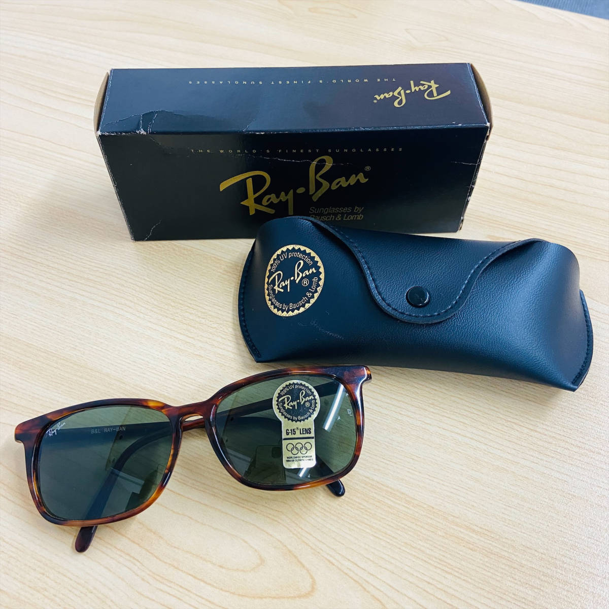 1円 良品 Ray-Ban レイバン ボシュロム USA製 B&L ティアドロップ