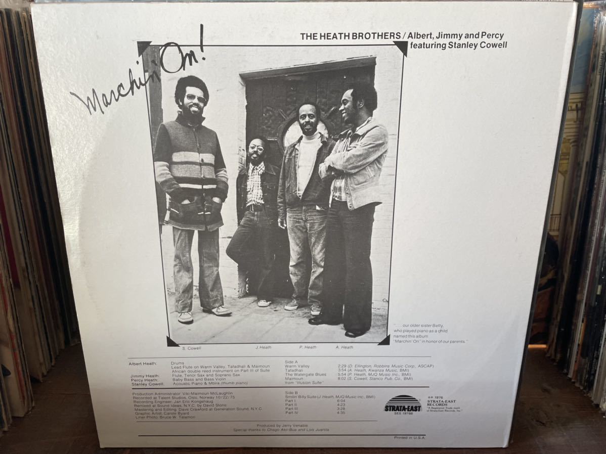 Heath Marchin' On! The - Brothers Stanley On ⁄ Brothers: Vinyl LP