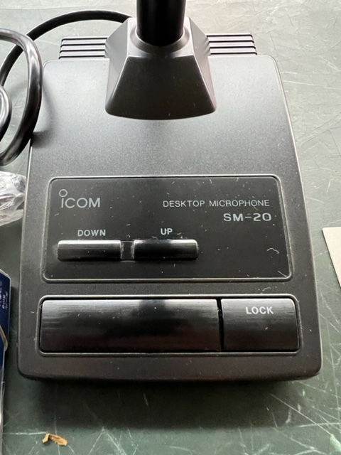 SM-20 ICOM デスクトップマイク - Icom スタンドマイク アイコム
