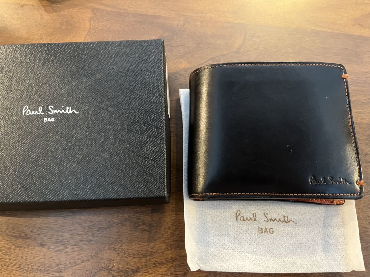 ポールスミス コードバン 二つ折り財布 （Paul Smith ONLINE SHOP 