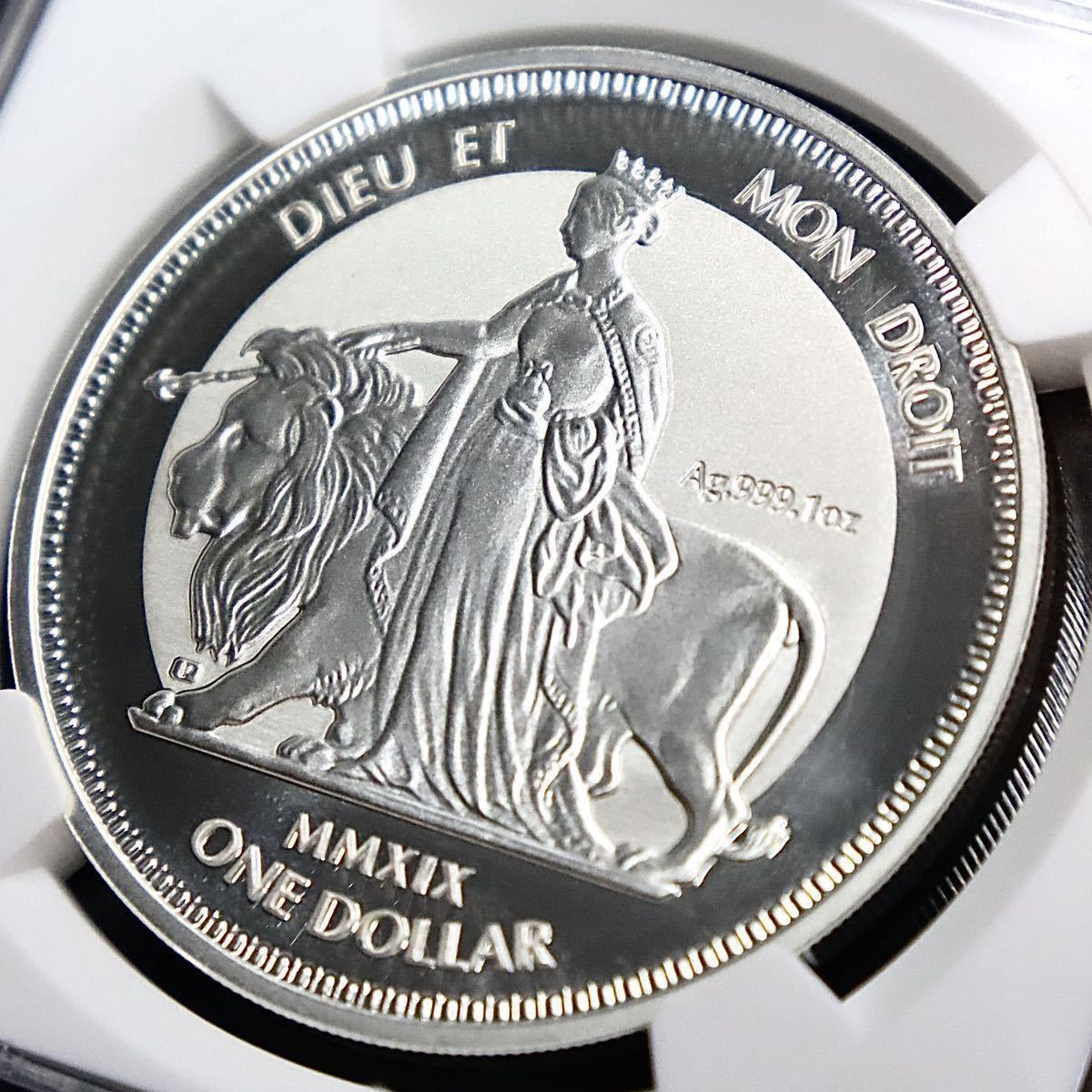 世界7枚! ウナとライオン】2019年 1ドル 1オンス 銀貨 イギリス