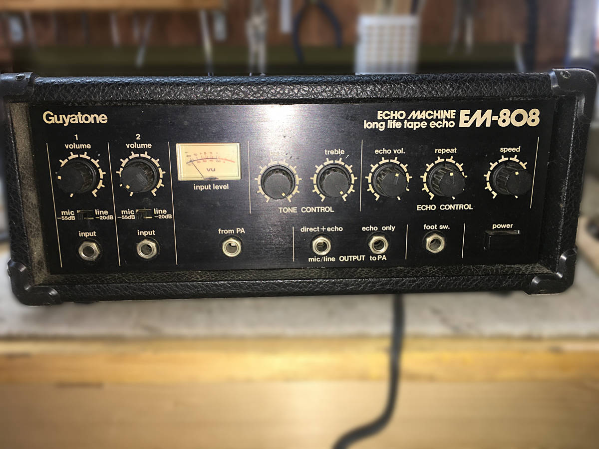 Guyatone ECHO EM EM-808 Tape - ジャンク ESTECHO Echo MACHINE EM