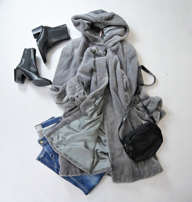 【SALE，限定セール】 4288 超高額 SAGA MINK サガミンク ROYAL フーディー ロング コート ジャケット レディース グレー sizeF(ミンク)｜売買されたオークション情報、yahooの商品情報をアーカイブ公開 - オークファン ミンク