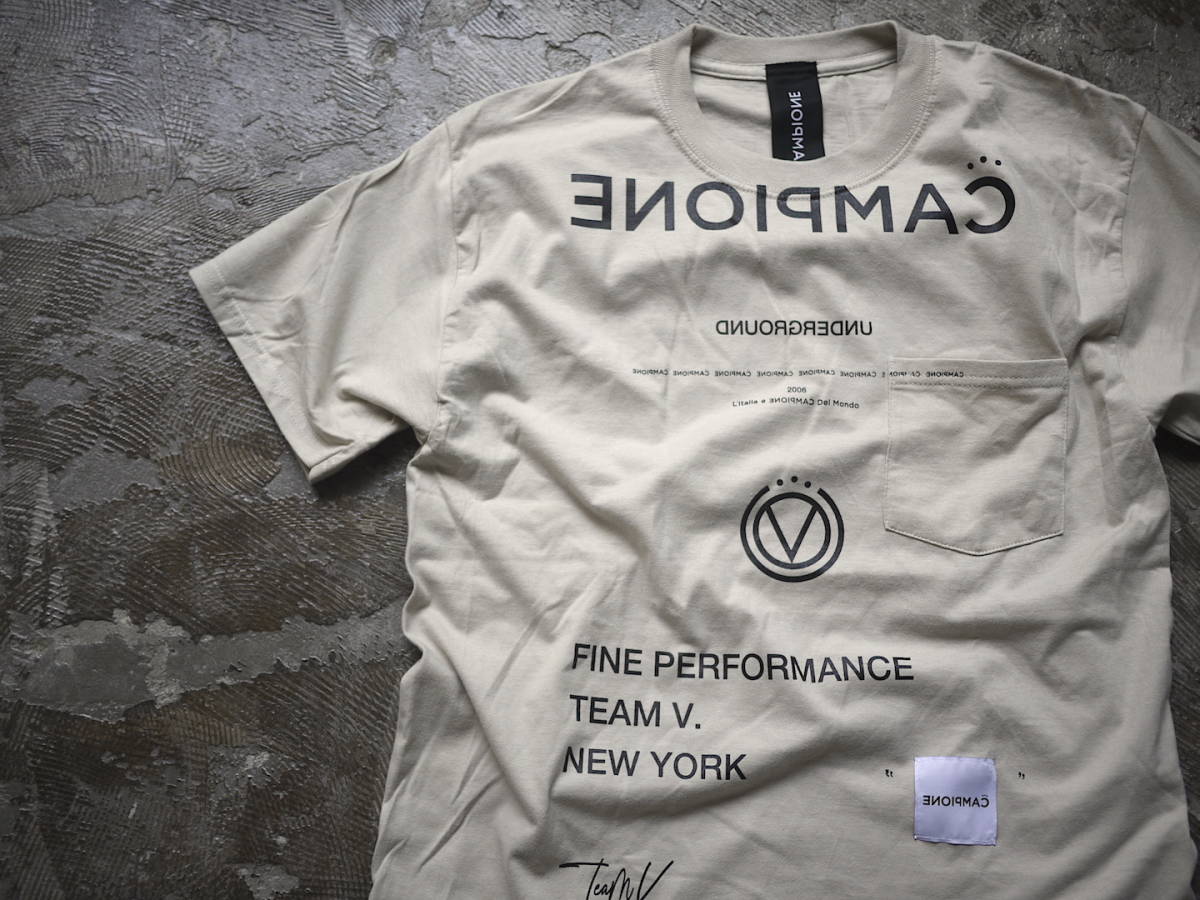 限定セール，人気 最新作 NY購入/XL/BEIGE/Crack''CAMPIONE''Short Sleeve T-Shirts''Crucible''/ポケットT(文字、ロゴ)｜売買されたオークション情報、yahooの商品情報をアーカイブ公開 - オークファ XLサイズ以上