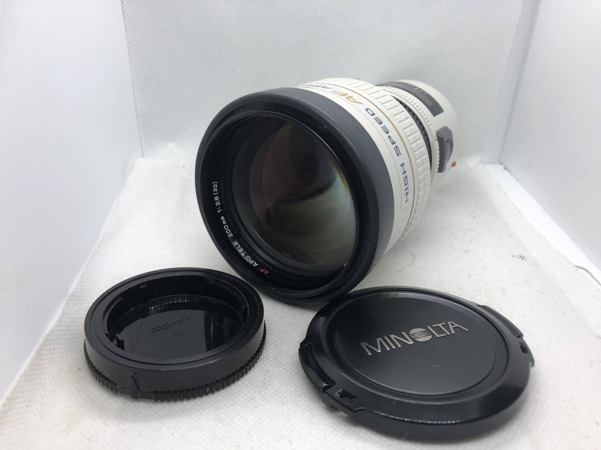 セール，定番人気 MINOLTA HIGH SPEED AF APO TELE 200mm f2.8 前後キャップセット(ソニー、ミノルタ)｜売買されたオークション情報、yahooの商品情報をアーカイブ公開 - オークファン ソニー、ミノルタ