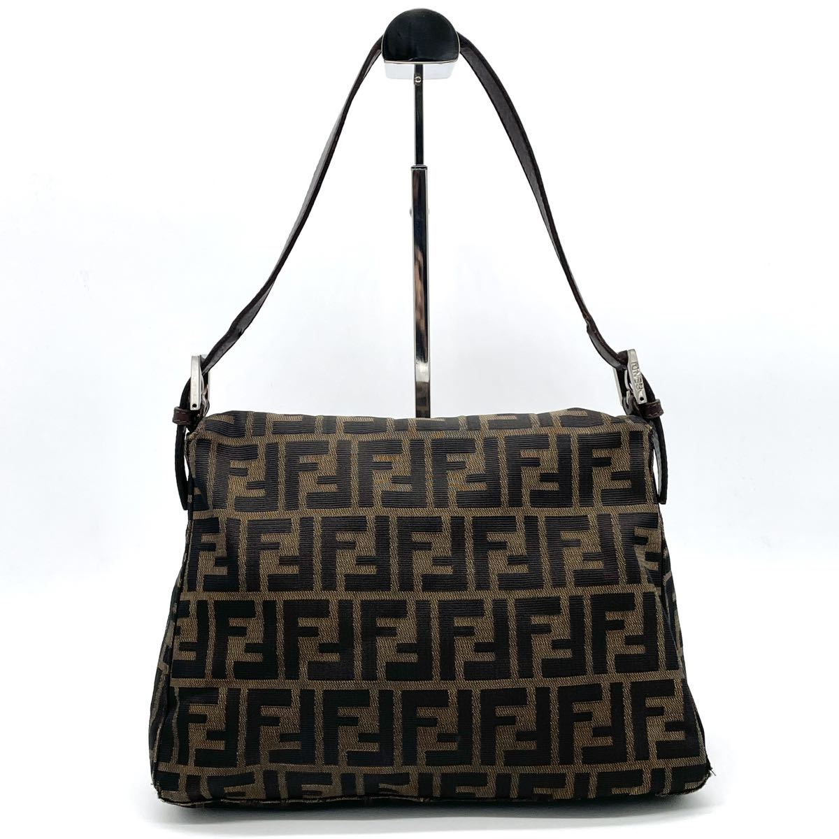 極美品 90s FENDI マンマバケット 編み込み ウール カシミヤ ニット