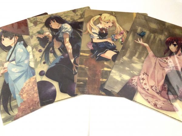 CF3-0524　RIMPA　グリザイアの果実　琳派　榊由美子　周防天音　松嶋みちる　A4クリアファイル4枚セット_1