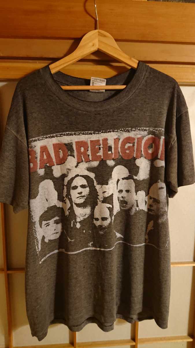 新品，定番人気 90s 激レア ビンテージ vintage バンドT Tシャツ ヴィンテージ バットレリジョン bad religion 古着 メロコア パンク オニータ oneita(Tシャツ)｜売買されたオークション情報、yahooの商品情報をアーカ Tシャツ