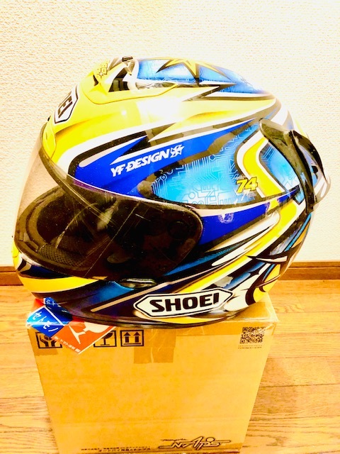 【新品，得価】 SHOEI ショウエイ X-Eleven Daijiro 加藤大二郎 レプリカ XL 使用感有り(XLサイズ)｜売買されたオークション情報、yahooの商品情報をアーカイブ公開 - オークファン フルフェイス（オンロード用）
