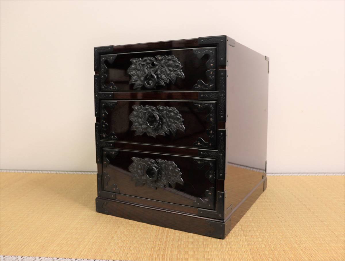 和箪笥 整理箪笥 漆塗り チェスト 和家具 タンス 時代箪笥 岩谷堂箪笥 民芸