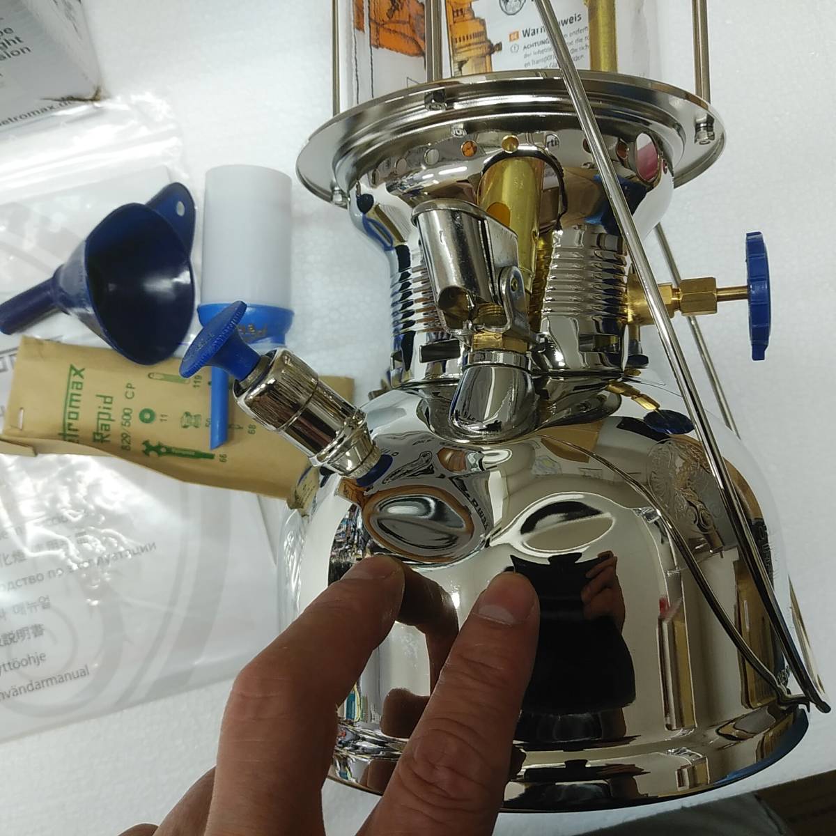 未使用 廃盤 Petromax ペトロマックス ストームランタン HL1