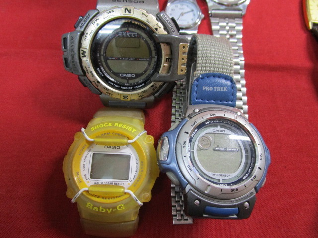 2944a】☆ ジャンク時計 おまとめ 腕時計 クォーツ ☆ SEIKO CITIZEN