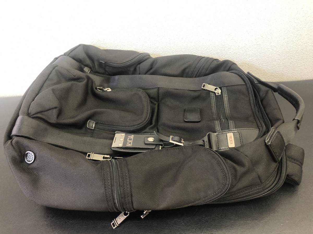 中古品】TUMI トゥミ メンズ リュック バックパック ビジネス A4 PC 