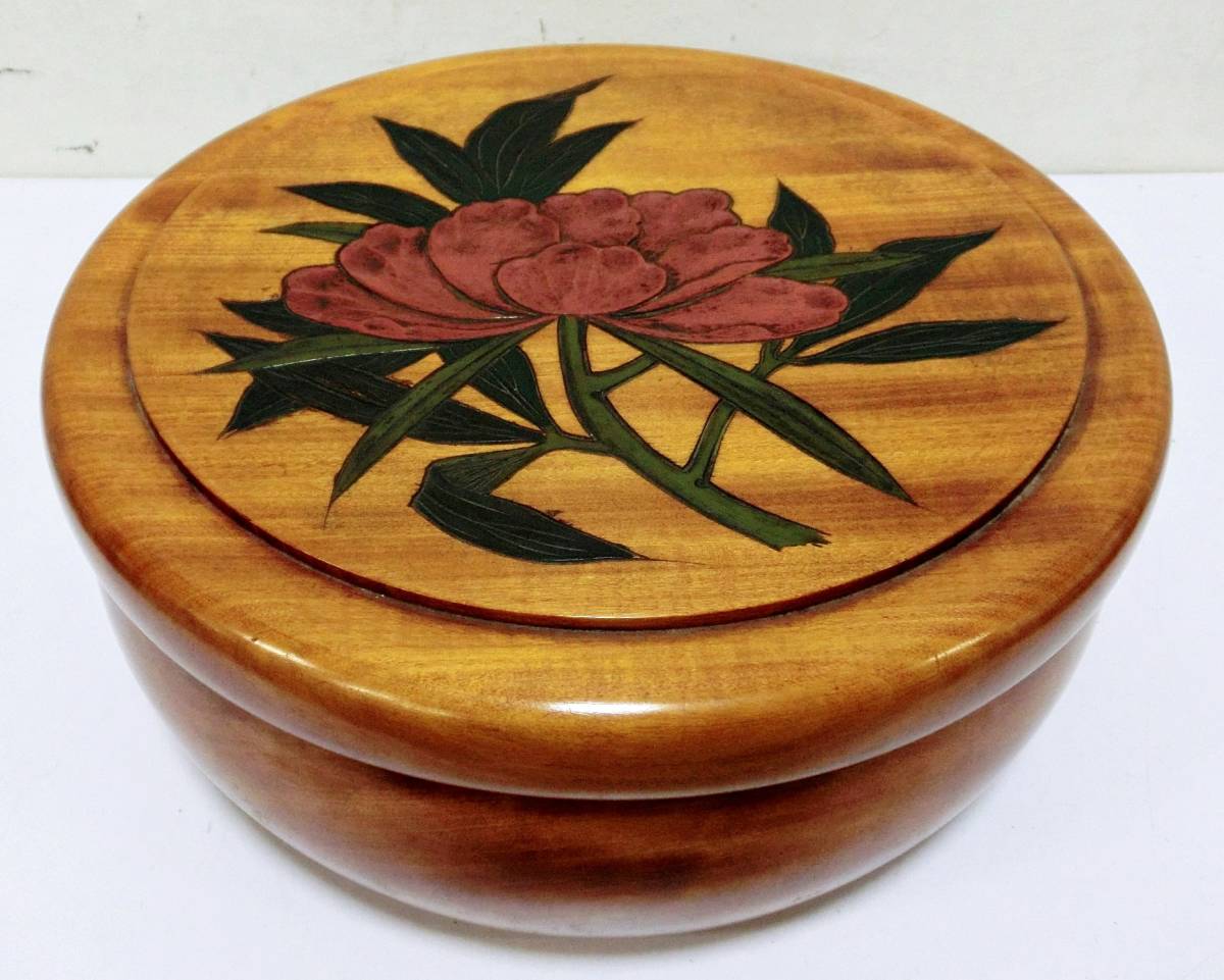 マルセイアート和風木目調茶器入れ 御茶櫃 漆器 昭和レトロ 茶道具入れ 収納 菓子器 茶櫃 取込盆 和食器 桶 茶器 茶器入れ御茶櫃