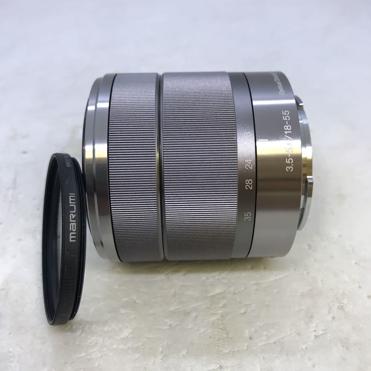 SONY ソニー E 18-55mm F3.5-5.6 OSS SEL1855 シルバー 美品