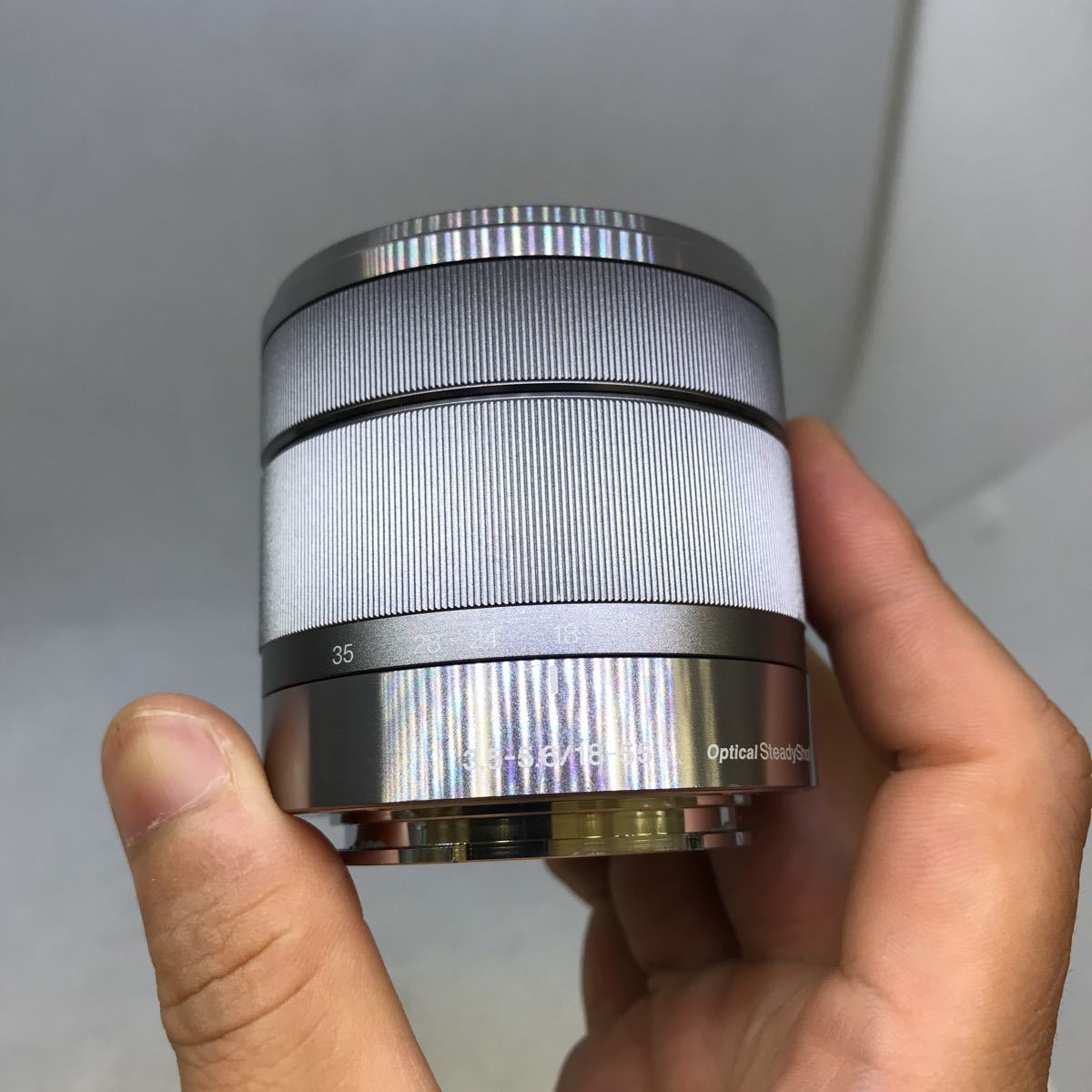 SONY ソニー E 18-55mm F3.5-5.6 OSS SEL1855 シルバー 美品
