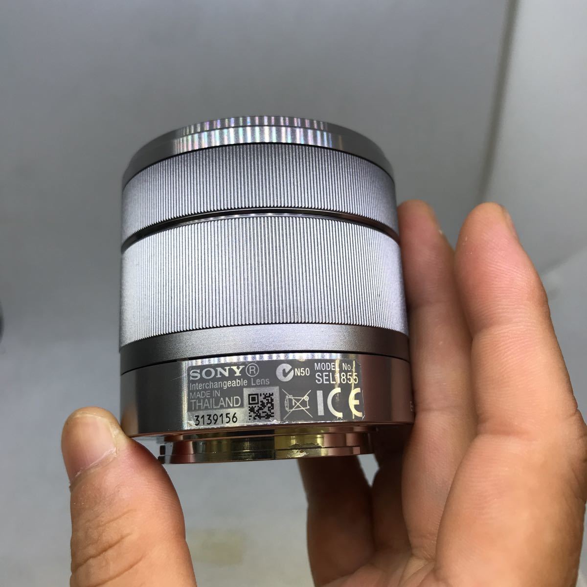 SONY ソニー E 18-55mm F3.5-5.6 OSS SEL1855 シルバー 美品