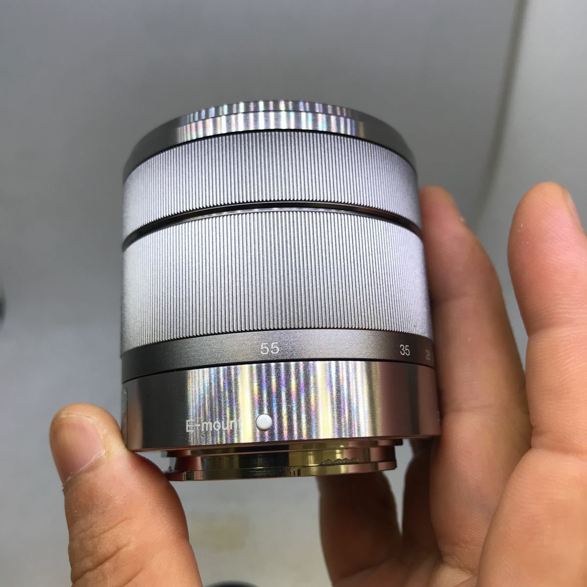 SONY ソニー E 18-55mm F3.5-5.6 OSS SEL1855 シルバー 美品