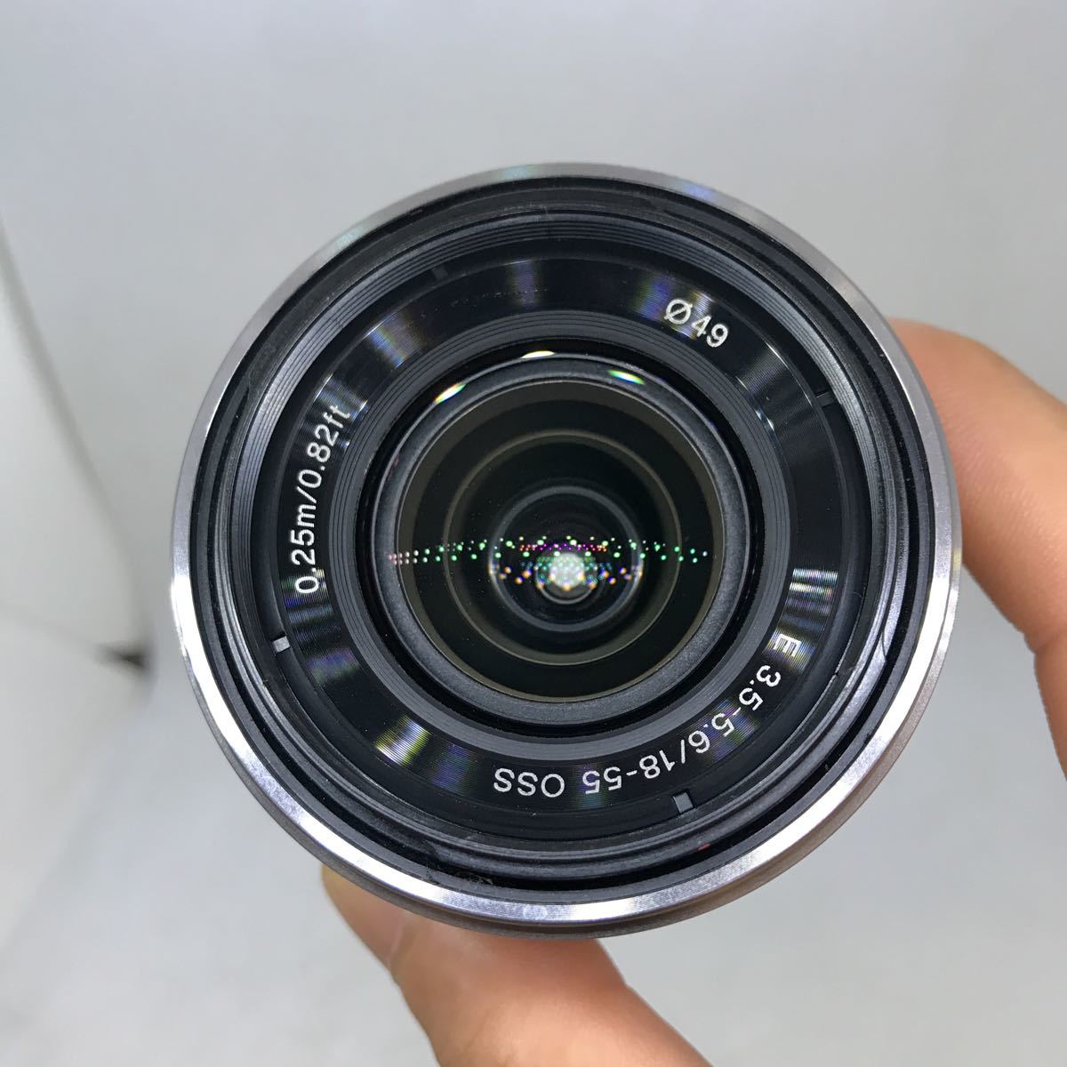 SONY ソニー E 18-55mm F3.5-5.6 OSS SEL1855 シルバー 美品