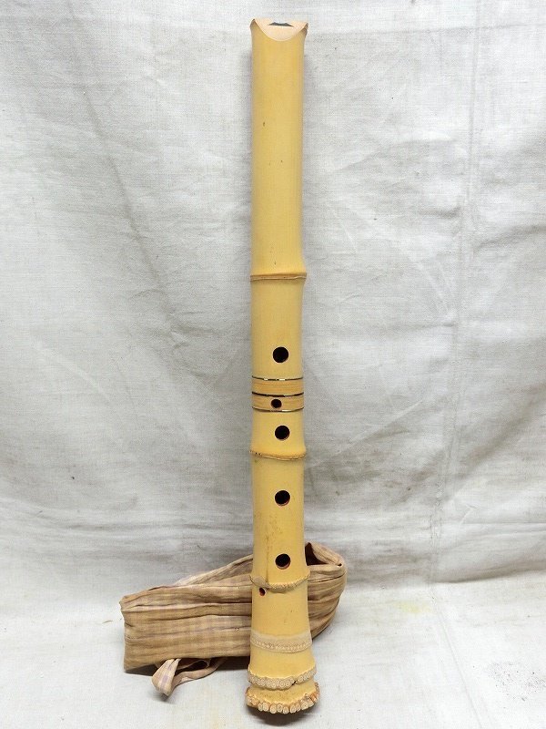 未使用品！平成尺八 珠山 トヤマ楽器製造 付属品多数！ 値引き 通販正規品 A0923 孔奏銘 竹 尺八 内朱塗 二本
