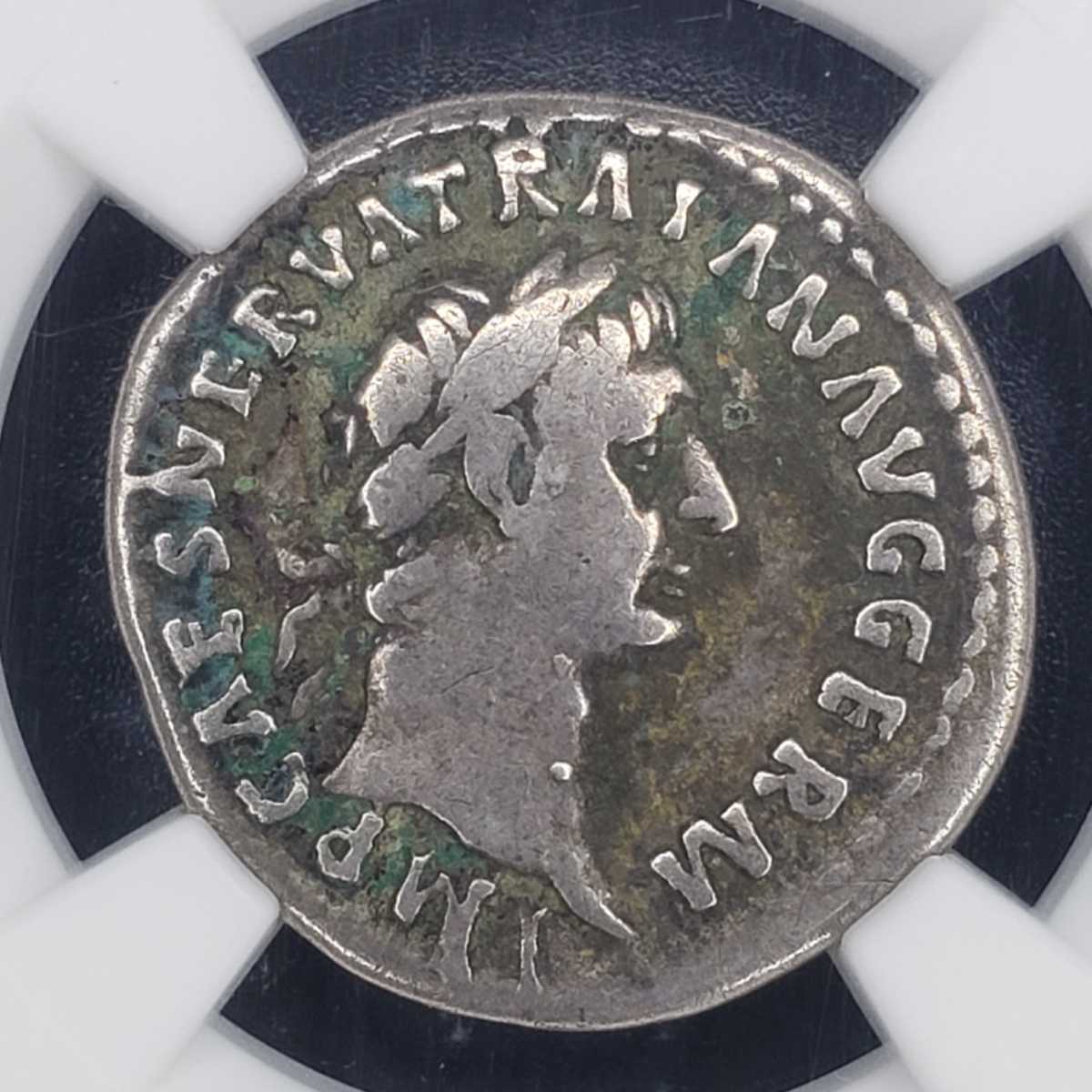 1円～☆五賢帝!】ローマ帝国 トラヤヌス帝 古代 デナリウス 銀貨