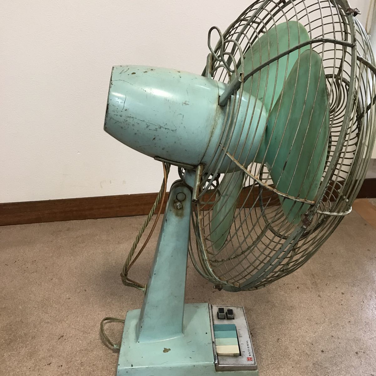National ナショナル ELECTRIC FAN 40FD ？ 昭和レトロ アンティーク